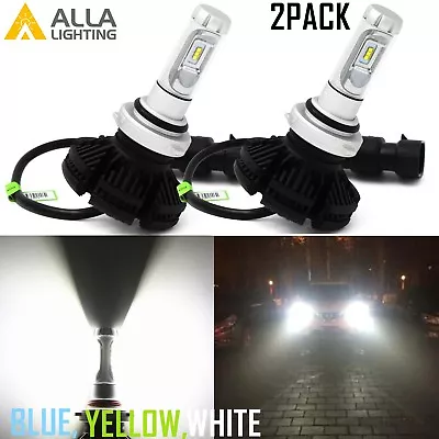 AllaLighitng LED 9012 Headlight Bulb High Low Beam ReplaceWhiteBlue VS Halogen • $59.98