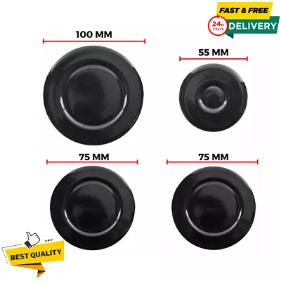 £10.95 • Buy For INDESIT Oven Cooker Gas Hob Burner Flame Cap Crown Black Small Medium Large
