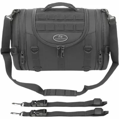 Saddlemen R1300LXE Tactical Motorcycle Roll Bag - Rigid - Easy Sissy Bar Mount • $124.95