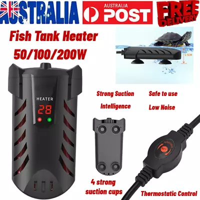 $29.99 • Buy Aqua Fish Tank Heater Thermosafe LED Digital Submersible Aquarium Water Heater