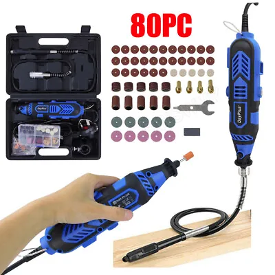 £22.70 • Buy Rotary Multi Tool 135W With Variable Speed 80pc Accessory Set DREMEL Compatible