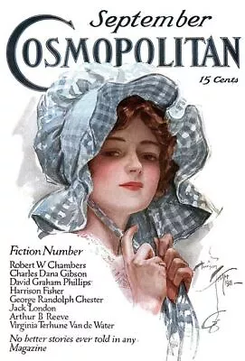 Vintage Cosmopolitan Magazine Cover Reproduction 17 X 12 Print Wall Decor • $16.95