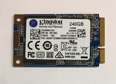 240GB MSATA SSD Mixed Major Brands • $17.99