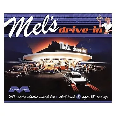 Moebius Models 935 HO Mel's Drive In Plastic Model Kit • $34.99