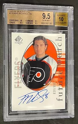 2005-06 SP Authentic Mike Richards 178 Future Watch Rookie Auto 828/999 BGS 9.5 • $39.99