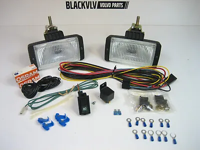 Volvo 240 244 245 242 Fog Light Set Kit Relay Switch Lights Pilot NOS • $374.99