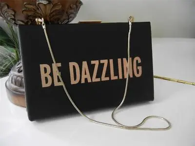 Nwt Kate Spade Be Dazzling Crystal Court Black Emanuelle Clutch Shoulder Handbag • $256.43