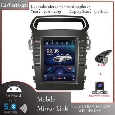 For Ford Explorer Android 13 Stereo Radio WIFI GPS Navigation Multimedia Player • $379.99