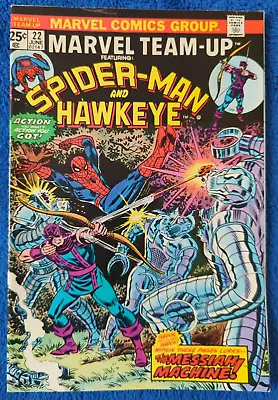 Marvel Team-up Vol 1 #22. 1974 Marvel. Spider-man And Hawkeye!! 8.5 Vf+! • $20