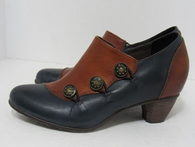 $44.99 • Buy L’ARTISTE Spring Step Leather GETNEA Booties 39 Sz 8.5 Victorian Style Shoes