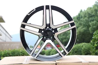 New 18  Black Machined Face Wheel Rim Fits Amg Mercedes Benz Sl Class One Wheel • $245.99