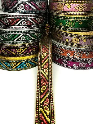 £2.99 • Buy B1) 1 Meter 20 Mm Trimming Embroidery Ribbon Braid Haberdashery Sewing Craft
