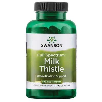 Swanson Milk Thistle Seed Capsules 500 Mg 100 Count • $9.96