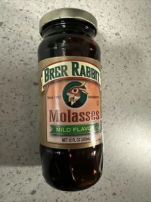 1x Brer Rabbit Unsulphured Molasses MILD Flavor 12oz BSB OCT 2026 • $13.95