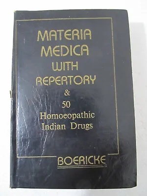 Pocket Manual Homeopathic Materia Medica W Repertory & 50 Indian Drugs Boericke • $44.99