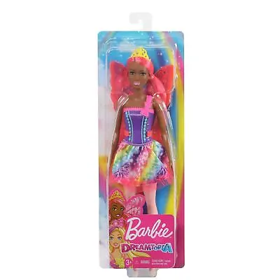 Barbie Dreamtopia Fairy Doll With Pink Hair And Wings Aged 3+ • £19.95