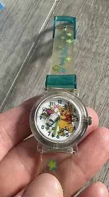 Vintage Disney Winnie The Pooh Kids Timex Watch - Take My Hand Piglet • $15.25