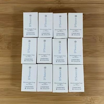 12 Crabtree & Evelyn La Source Moisturizing Shea Butter Soaps Lot Travel 1 Oz • £29.47