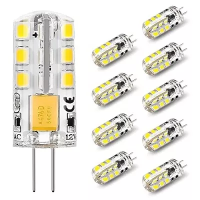 10x G4 LED BULB LIGH AC/DC12V 1.5W 200LM COOL WHITE 6000K BULBS NON-DIMMABLE • £4.99