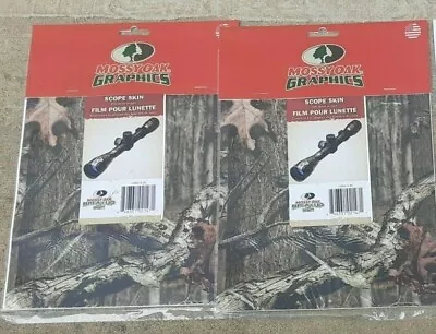 Lot 2 Kits Of Camo SCOPE Wrap Film Mossy Oak Graphics Vinyl Skin Hunting (4) 8x8 • $9.99