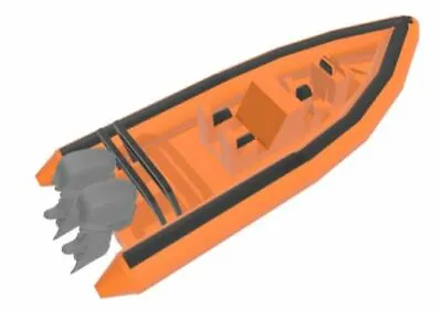 Db015 3D Print Lifeboat 'ribcraft' Kit1/76  1/72. 1/50  1/48 • £22