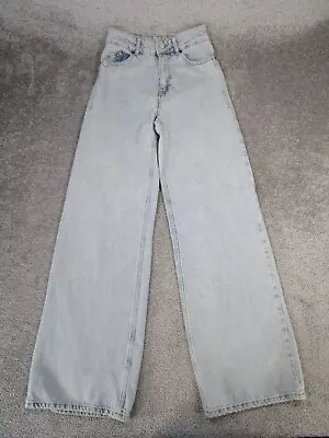 Zara Jeans Womens 4 Light Wash Denim Wide Leg *Read • $19.99
