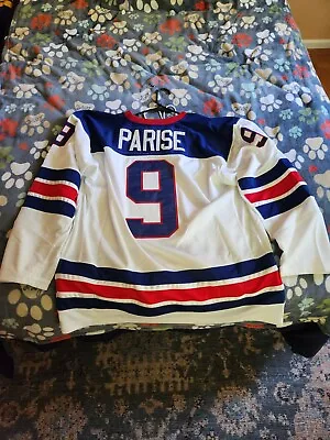 $70 • Buy Zach Parise Olympic Jersey 2010 Vancouver Games.  Nike Team USA
