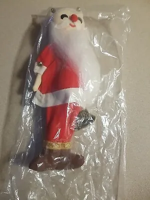 Vintage Pixie Style Bell Santa Made In Japan MCM NOS Sealed 10 Inch By Calverts • $18.99