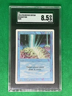 MTG ~Braingeyser~ 3rd Edition Revised 1994 Rare Magic SGC 8.5 NM/MT+ • $39.95