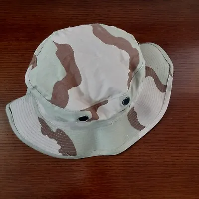 Bernard Cap Desert Camo Type 2 Summer Mop Hat Size 7 Military Hot Weather New • $25