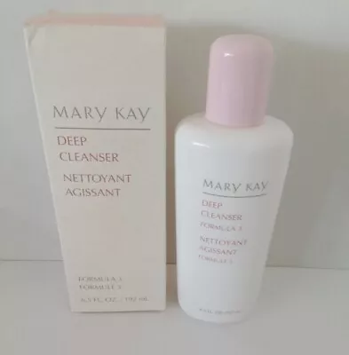 6.5oz Mary Kay Deep Cleanser Formula 3 NEW In Box #105900 • $20
