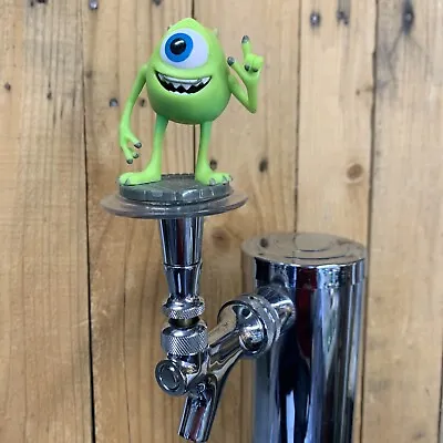 Monsters Inc Beer Keg Mini TAP HANDLE For Kegerator Mike Wazowski One Eye Green • $44.99