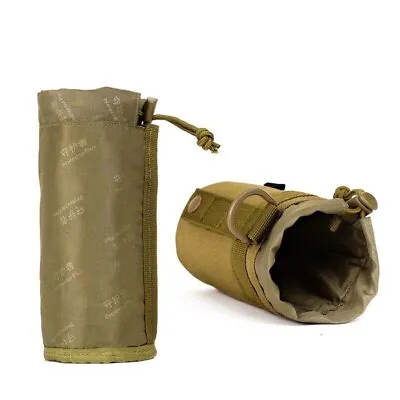 Outdoor Tactical Military Molle Water Bottle Bag Kettle Pouch Holder • $22.86