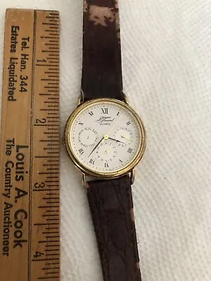 Vintage Men’s Jacques Prevard Quartz Watch Citizen Japan Chronograph Type  • $19.95