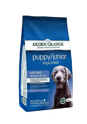 £14.95 • Buy Arden Grange Chicken Puppy/Junior Large Breed Dog Food 2kg
