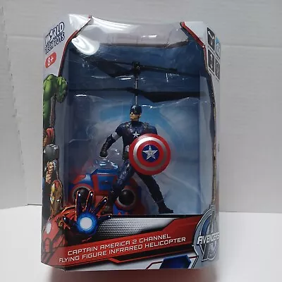 NEW Avengers Captain America 2 Channel Flying Figure Comic Con RC Helicopter Man • $24.99