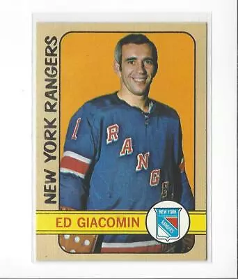 1971-72 Topps #90 Ed Giacomin Rangers - VG-EX • $1.50