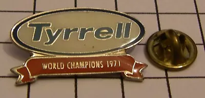 TYRRELL RACING WORLD CHAMPIONS 1971 Vintage Pin • $4.99