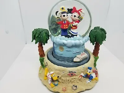 Disney Parks Exclusive Cast Away Cay Musical Lighted Animated Water Globe Rare! • $103.97