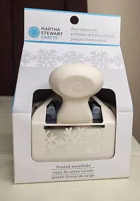 Martha Stewart 2.5 Inch  Frosted Snowflake  NIB Punch • $19.99