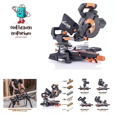 Power Tools 7-1/4  Multi-Material Compound Sliding Miter Saw Plus • $265.99