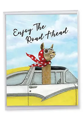 Jumbo Retirement Paper Card 8.5 X 11 Inch With Envelope (1 Pack) Driving Divas • $9.98