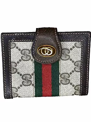 RARE Vintage GUCCI  1970s Ophelia Mint Cond Mini Picture Wallet W/ No Box • $180