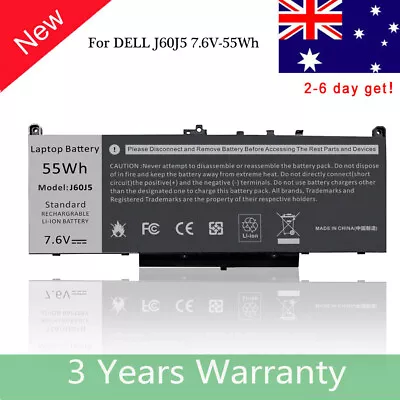  Battery Dell Latitude E7470 E7270 MC34Y NJJ2H 242WD WYWJ2 J60J5 • $49.99