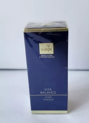 Babor Skin Care System Gold Vita Balance Mask 50ml/1.7oz Brand New • $59.99