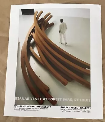 Bernar Venet At Miller Gallery Exhibition Print Ad 2006 Vintage Magazine Art • $6