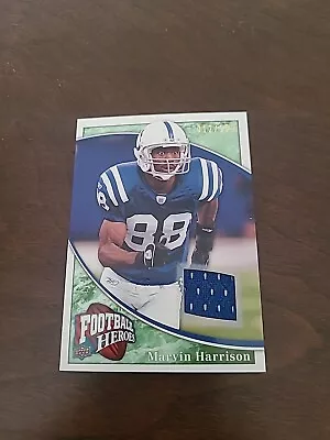 Nice 2009 Upper Deck Marvin Harrison Game Used Jersey Card #12/150 Made • $4