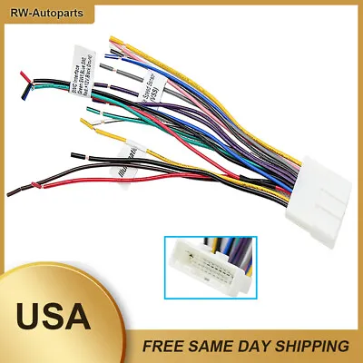 Car Stereo Wiring Harness Steering Wheel Control For Subaru Forester 2009-2015 • $14.58