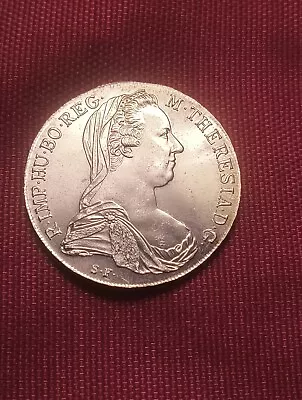 1780 Austria Burg Maria Theresa Silver Thaler Coin Ungraded • $27