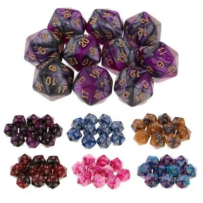 D20 Polyhedral Dice Pack For &D Games • £6.23